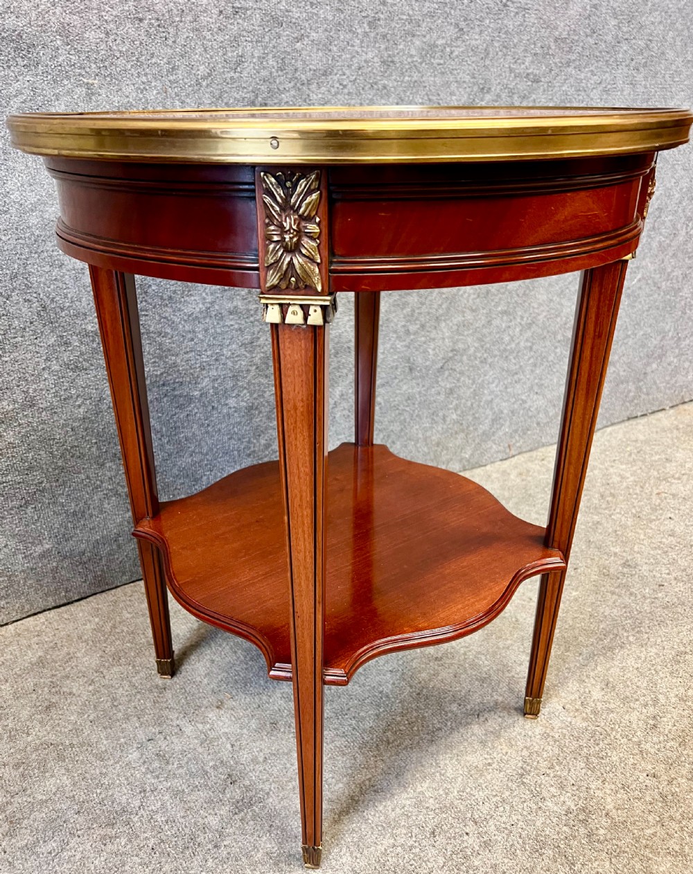 Pair of French Parquetry Inlaid Occasional Tables View VI