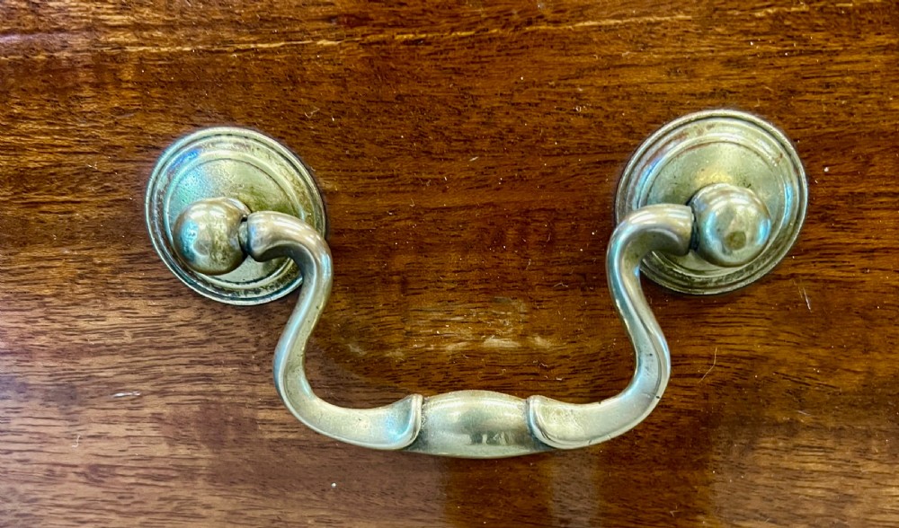 Bow Fronted Mahogany Linen Press  View VIII