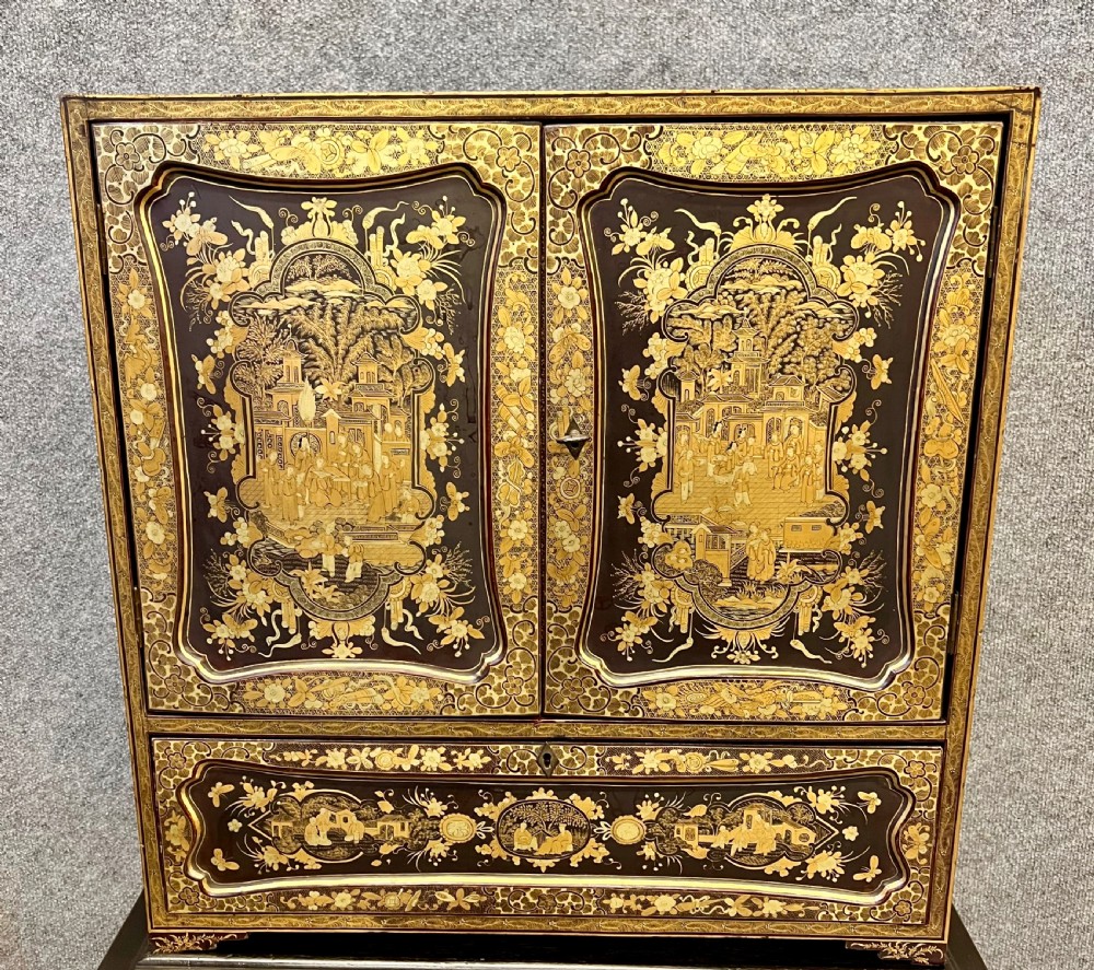 Fine Chinese Export Cabinet on Stand View II