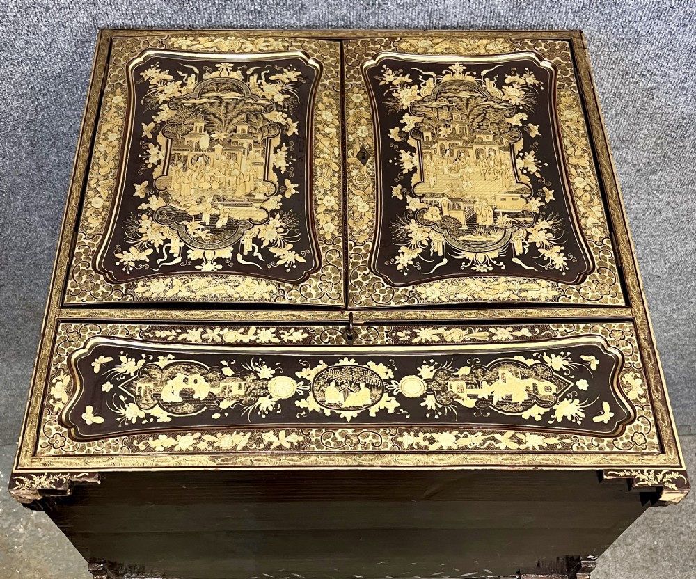 Fine Chinese Export Cabinet on Stand View VI