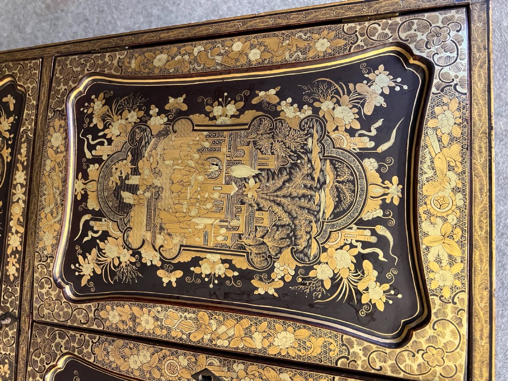 Fine Chinese Export Cabinet on Stand View X