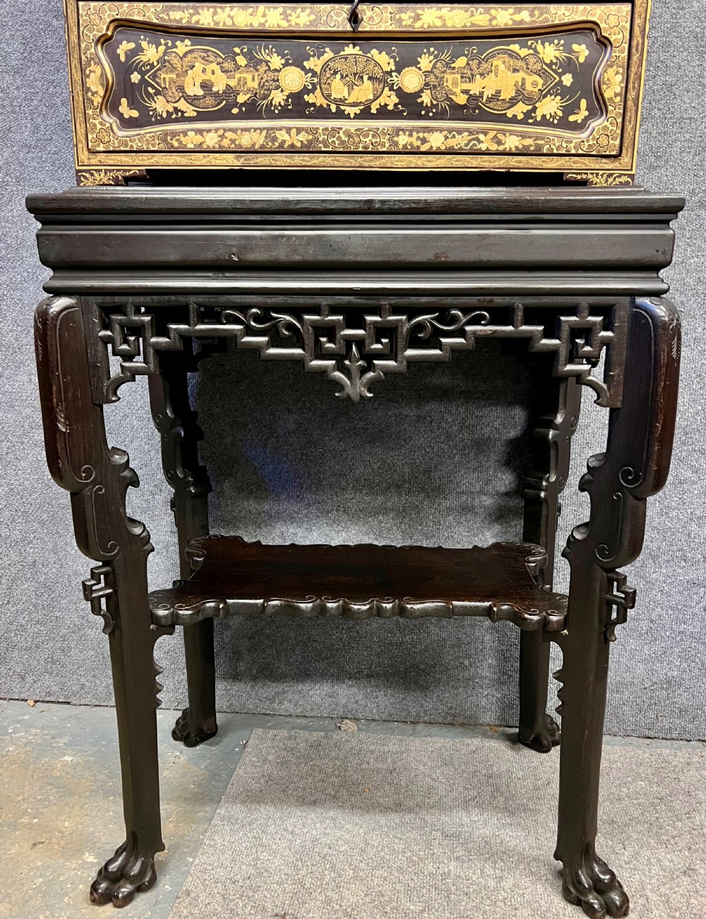 Fine Chinese Export Cabinet on Stand View XV
