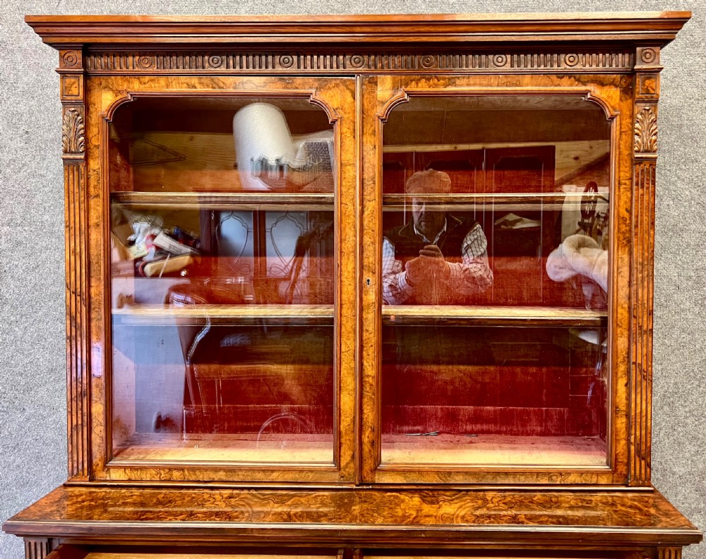 Fine Quality Walnut Bookcase View VI