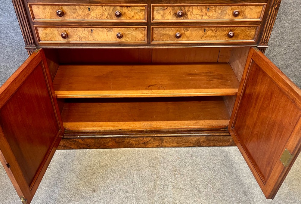 Fine Quality Walnut Bookcase View VIII