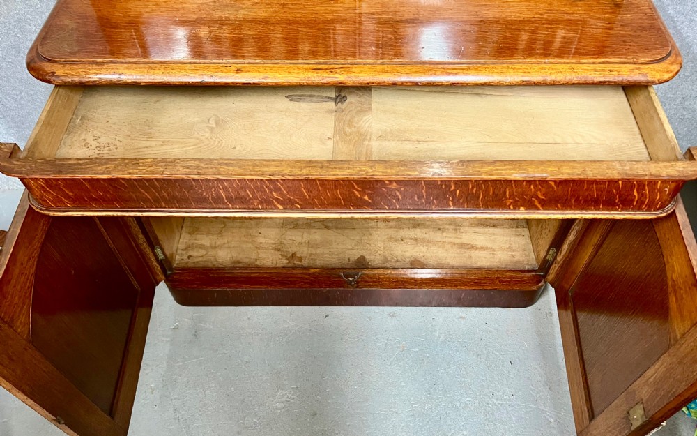 Large Victorian Oak Bookcase View IV