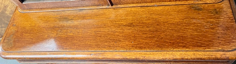 Large Victorian Oak Bookcase View VIII