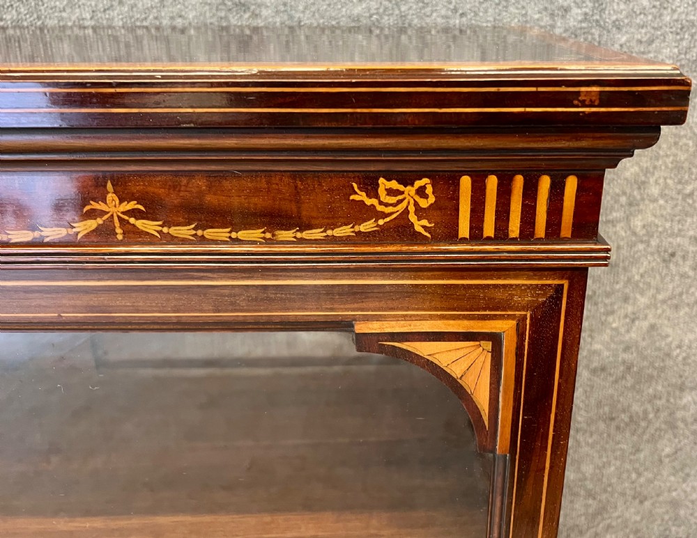 Good Quality Inlaid Mahogany Bookcase View V