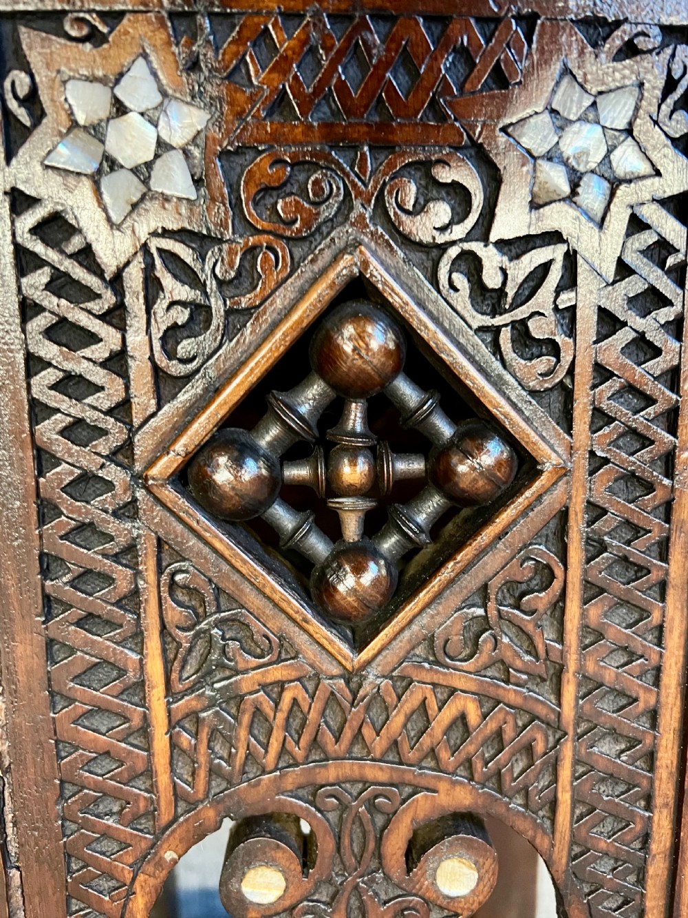 Unusual Moorish Torchere Plant Stand View VII