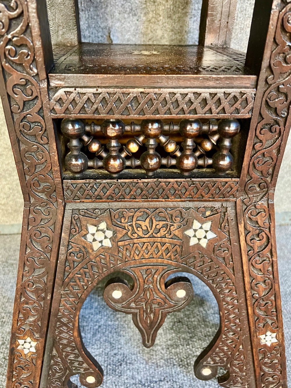 Unusual Moorish Torchere Plant Stand View VIII