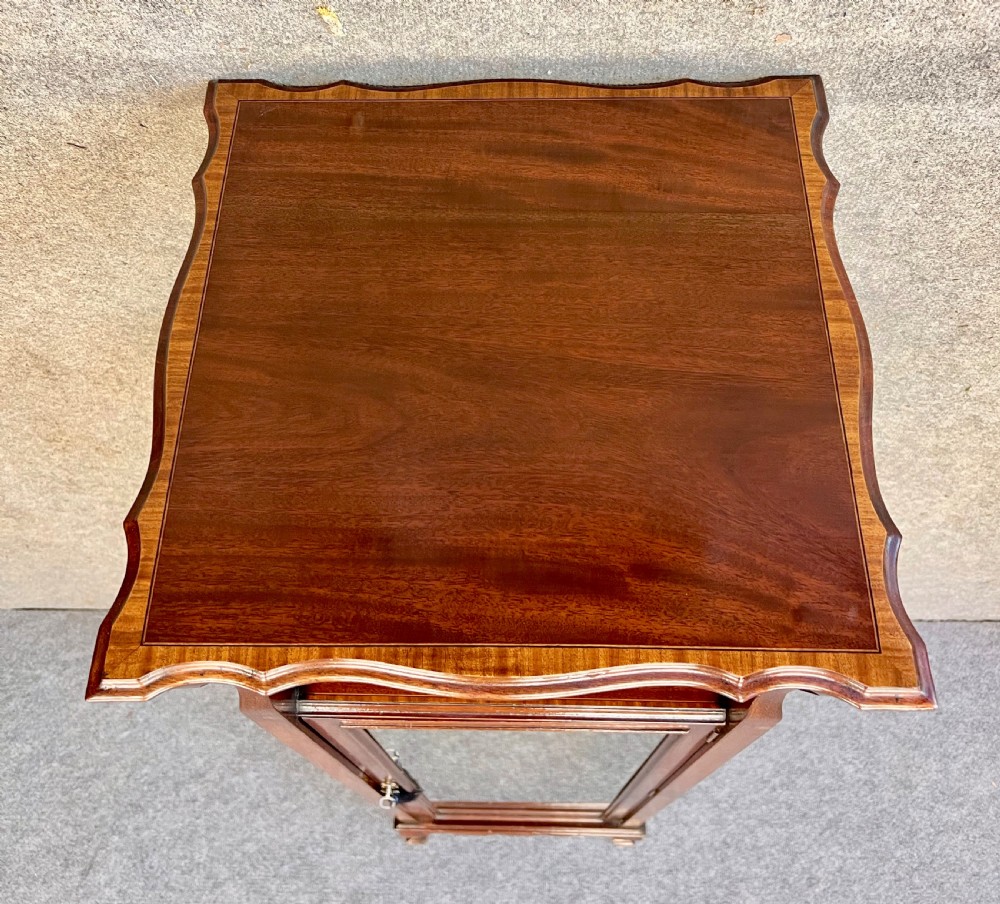 Edwardian Inlaid Display Cabinet View VI