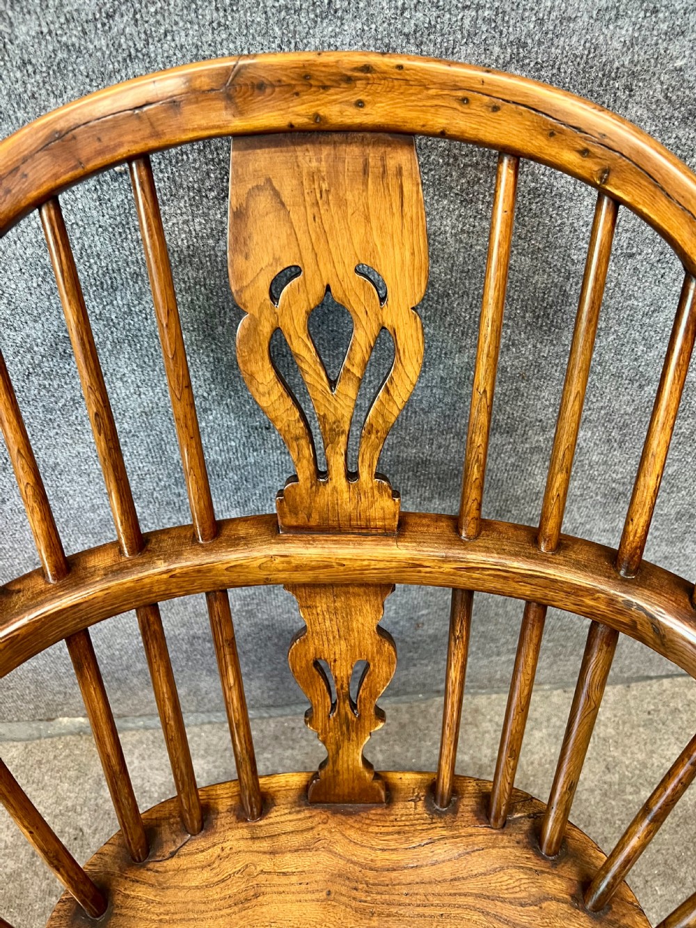 Yew Wood and Ash Windsor Chair View V