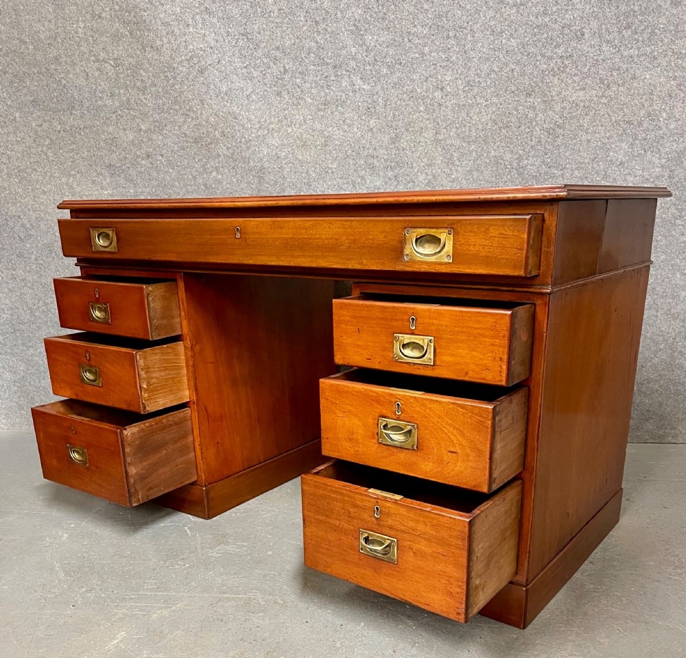 Unusual Stamped Sea Commanders & Fleet Surgeon's Campaign Desk View XV
