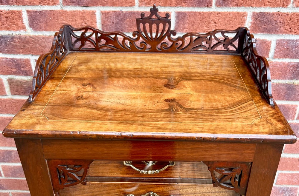 Antique Walnut Folio Cabinet View III