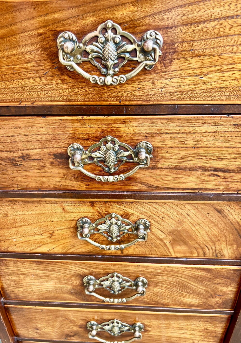 Antique Walnut Folio Cabinet View IV