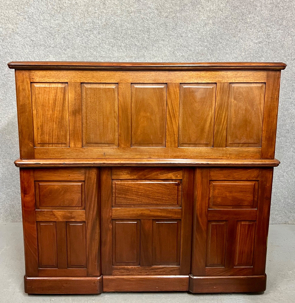 Superior Quality Antique Walnut Roll Top Desk View VI
