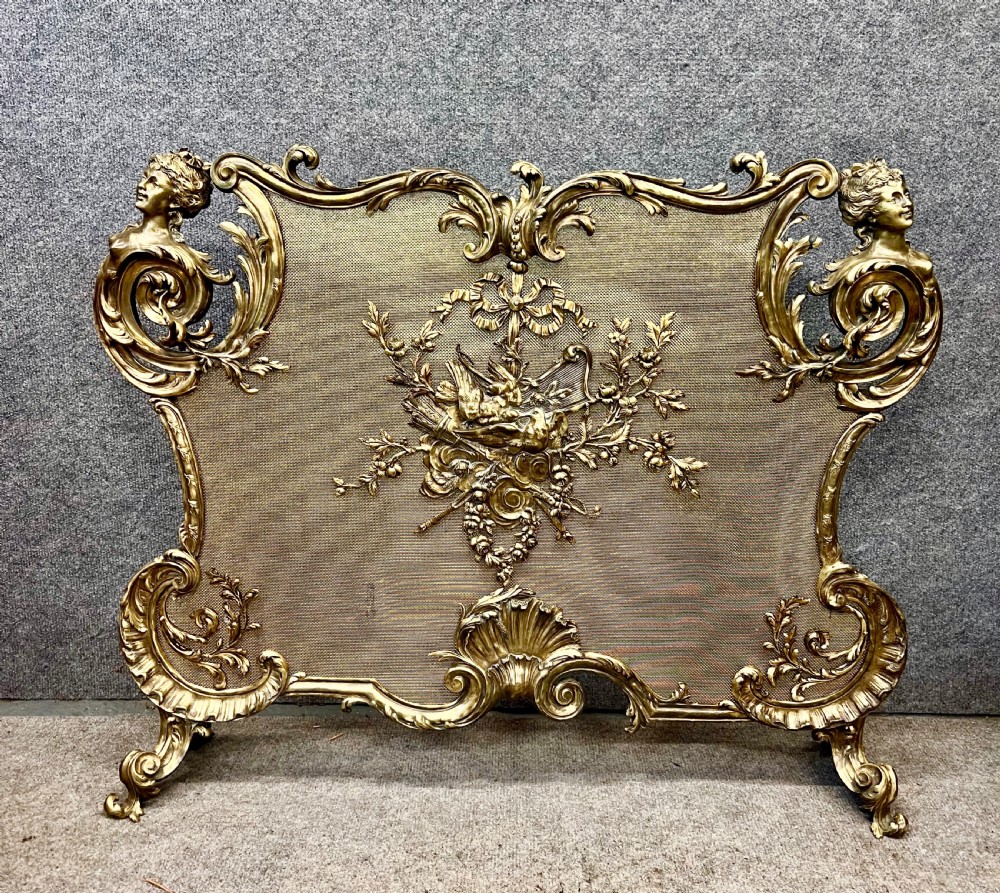 Superb Antique French Fire Guard
