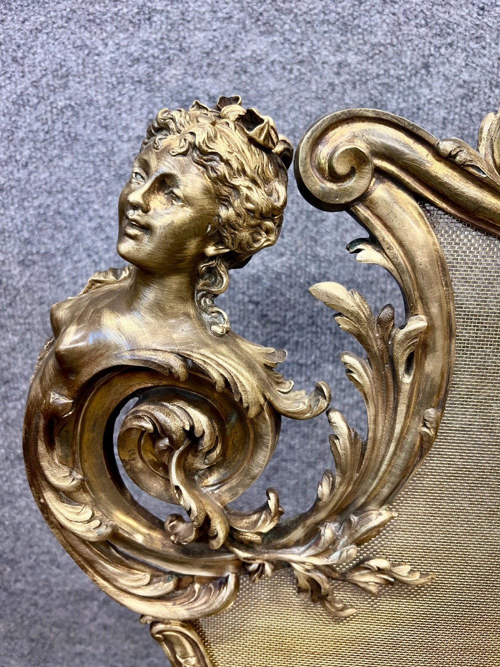 Superb Antique French Fire Guard View II