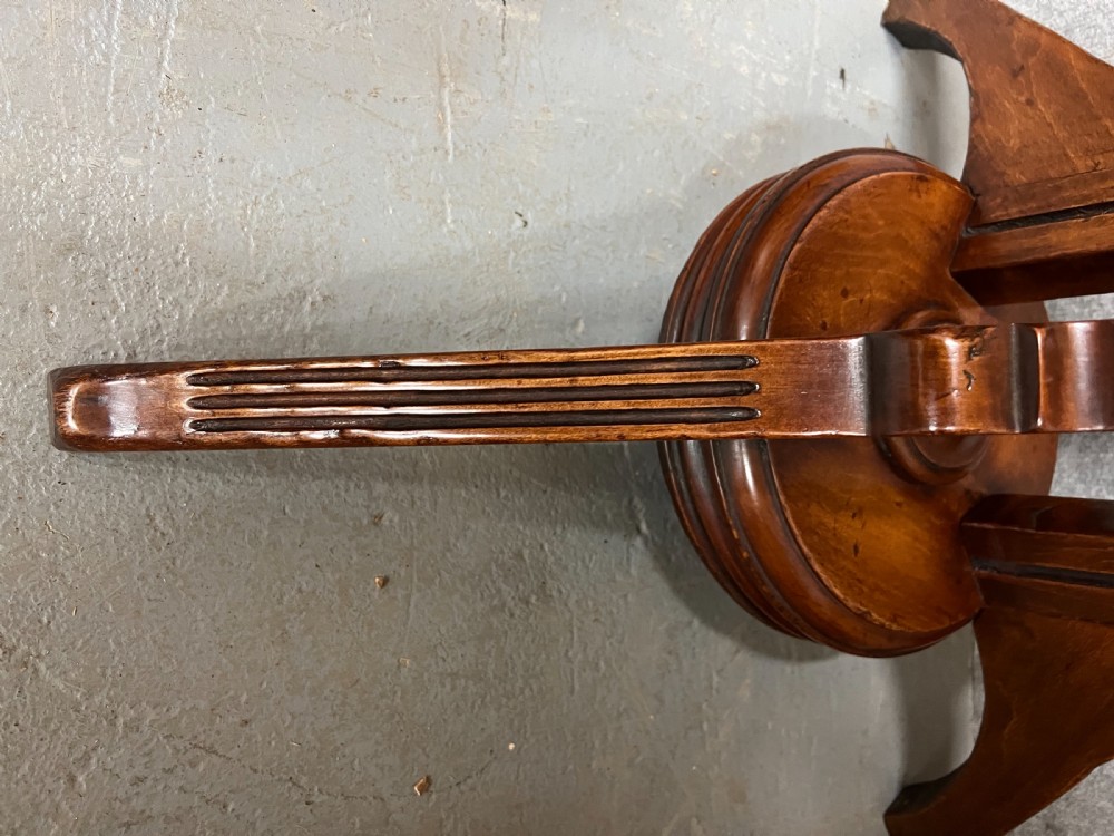Antique Walnut Rotating Top Hall Stand View IV