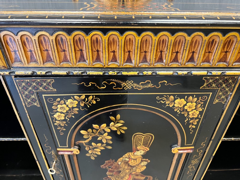 Stunning Chinoiserie Side Cabinet, Sideboard View XIV