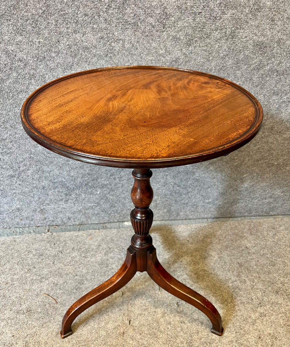 George III Mahogany Snap Top Occasional Table