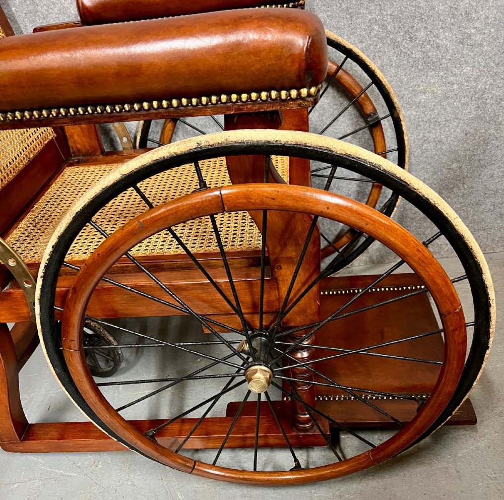 Antique Invalid Wheel Chair View IX