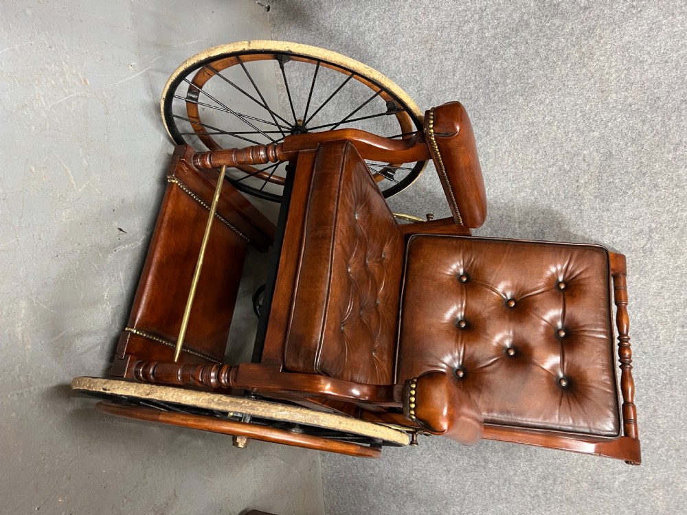 Antique Invalid Wheel Chair View XII