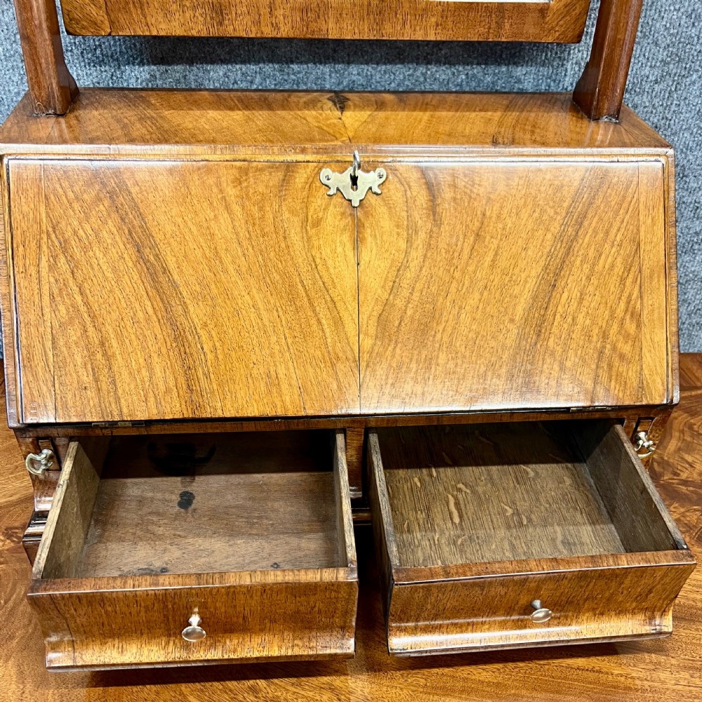 Unusual Queen Anne Style Bureau Dressing Mirror View V