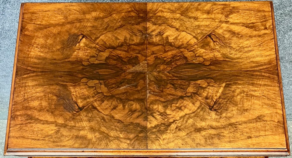 Attractive Nest of Three Walnut Tables View IV