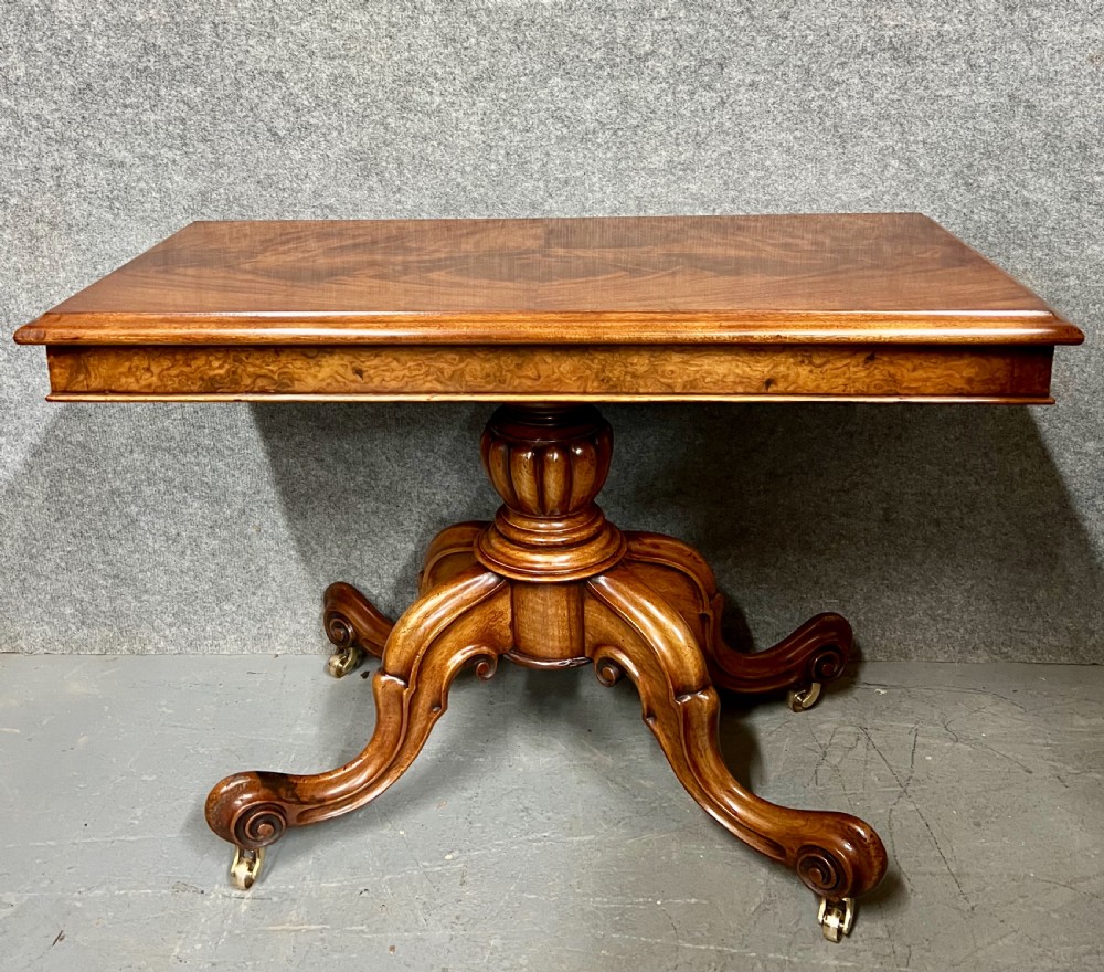 Victorian Adapted Walnut Coffee Table