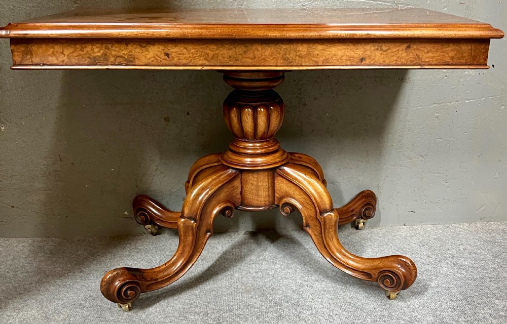 Victorian Adapted Walnut Coffee Table View II