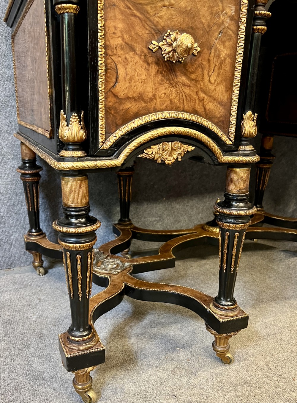 Superb Antique Mazerine Desk View XVI
