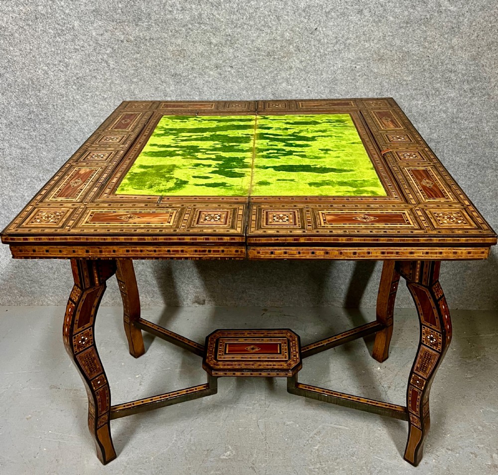 Superb Syrian Damascus Moorish Games Table
 View III