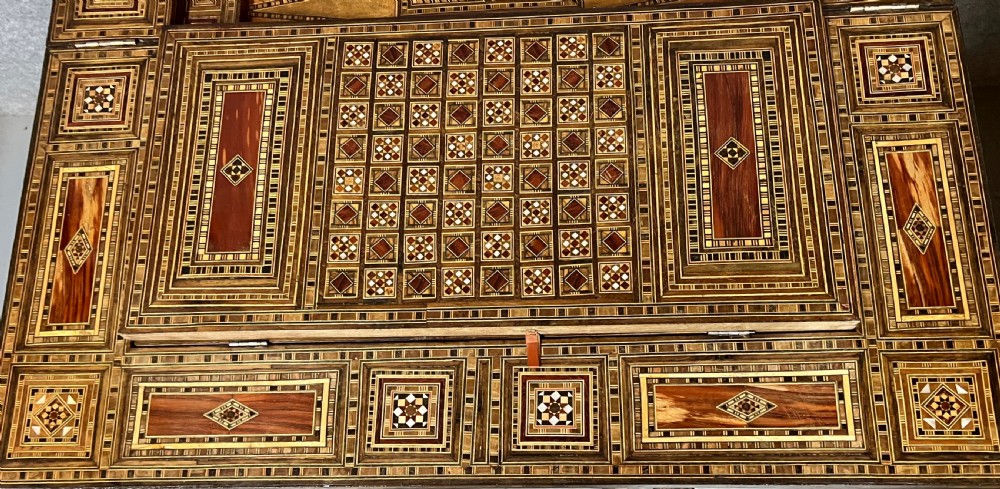 Superb Syrian Damascus Moorish Games Table
 View IV