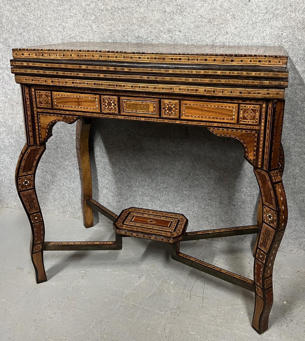 Superb Syrian Damascus Moorish Games Table
 View X