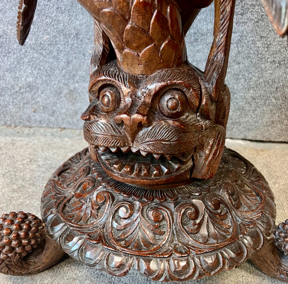 Antique Anglo Indian Padouk Table View II
