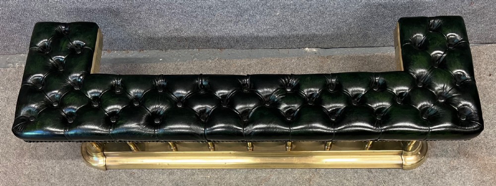 Good Quality Small Brass & Leather Club Fender View IV