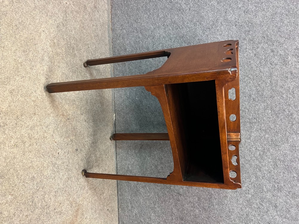 George III Mahogany Bedside Table View X
