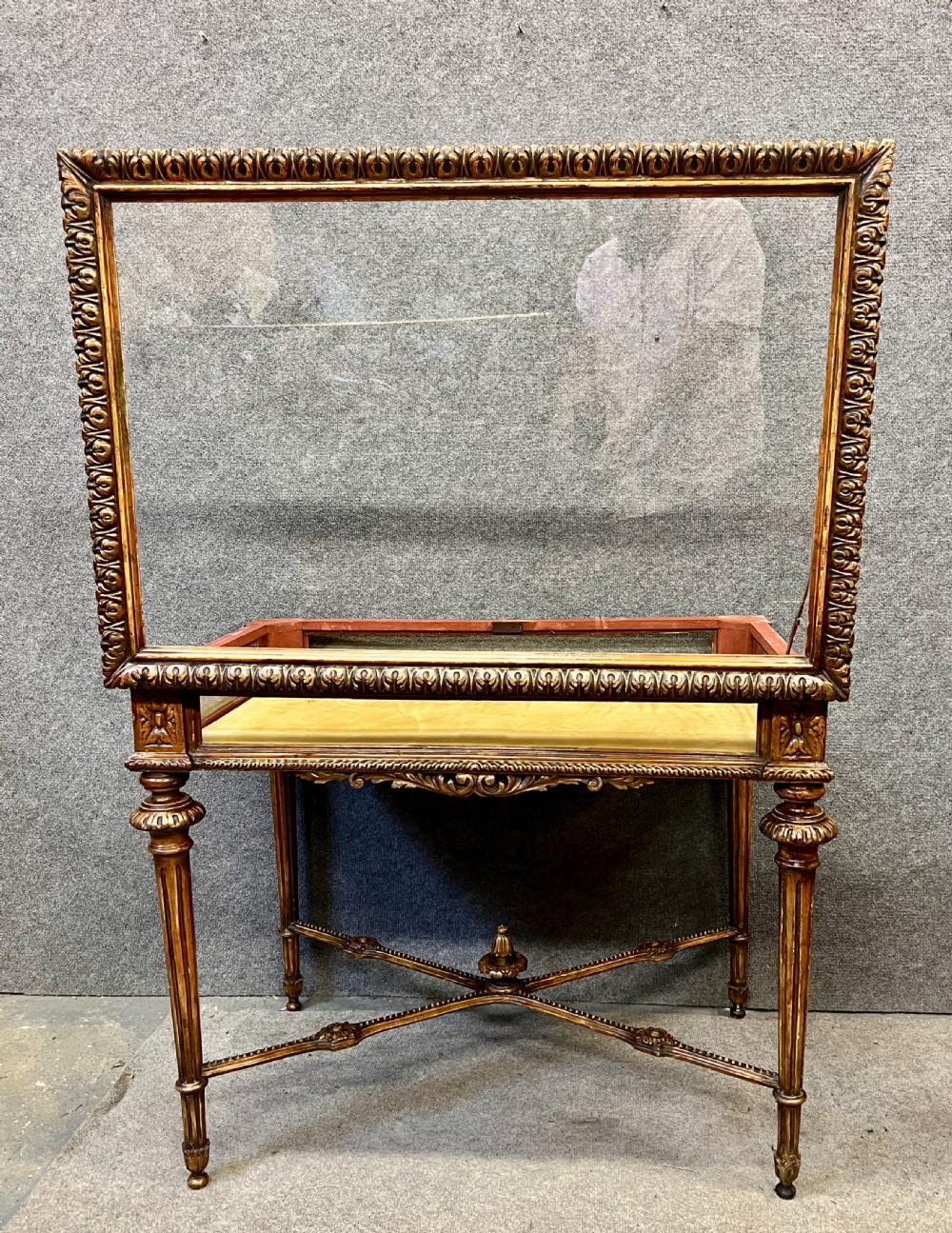 Antique Gilded & Painted Bijouterie Cabinet View V