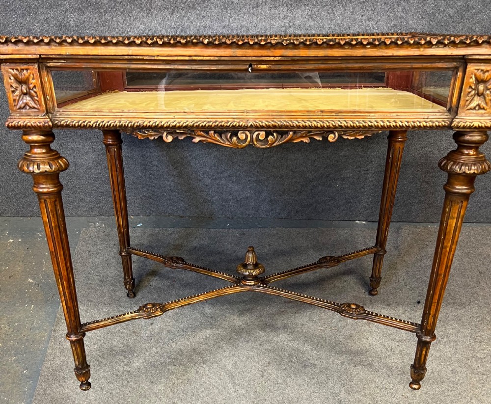 Antique Gilded & Painted Bijouterie Cabinet View VII