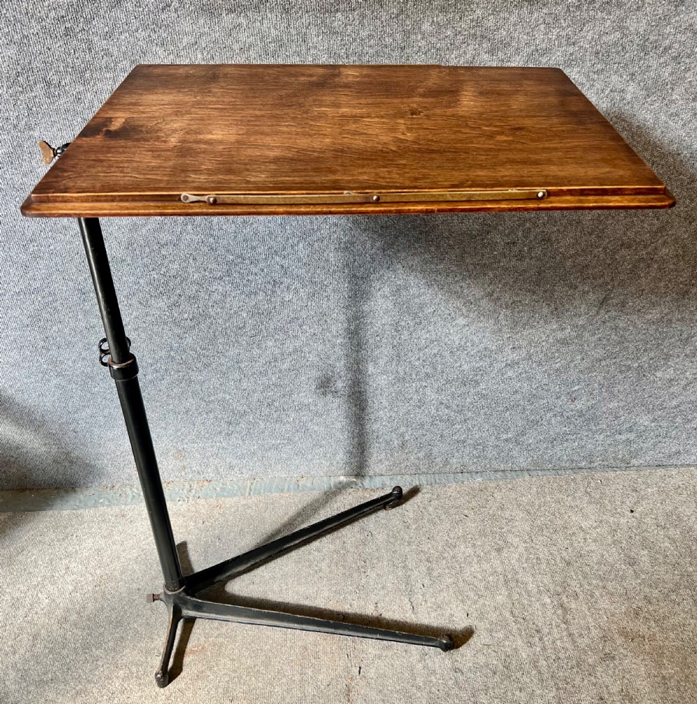 Antique Double Sided Adjustable Reading Table View V