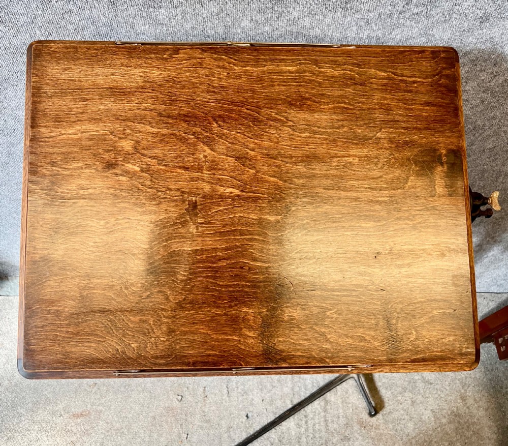 Antique Double Sided Adjustable Reading Table View VI