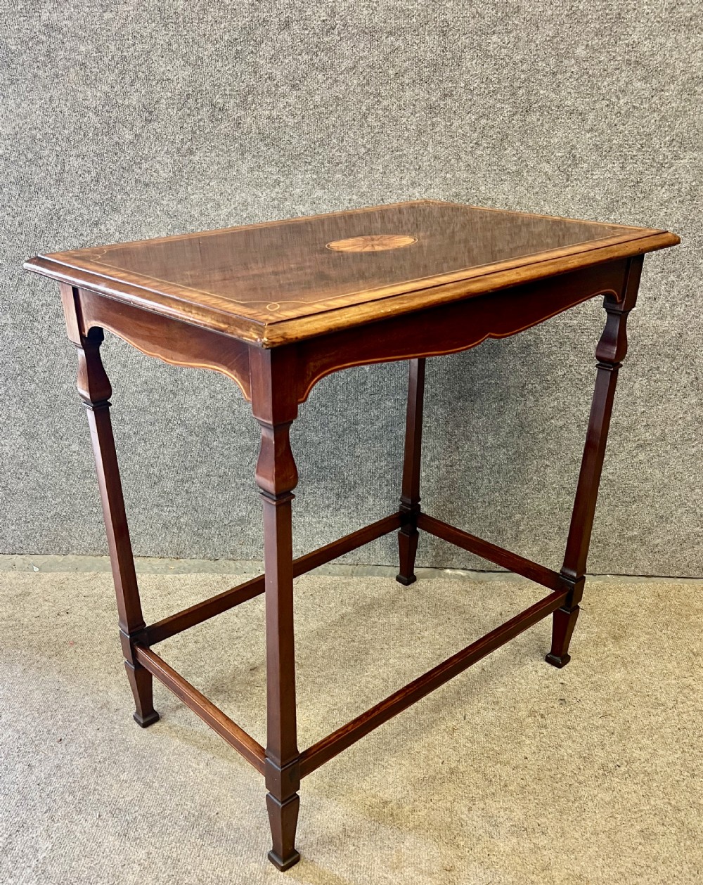 Edwardian Inlaid Occasional Table View IV