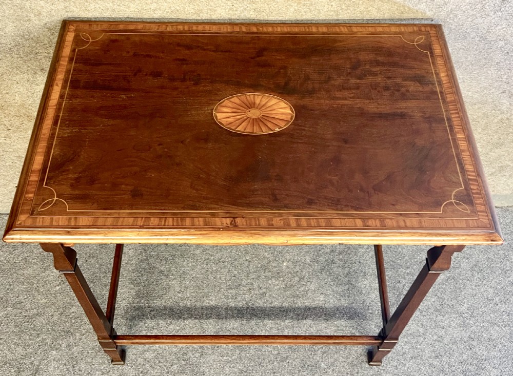 Edwardian Inlaid Occasional Table View VI