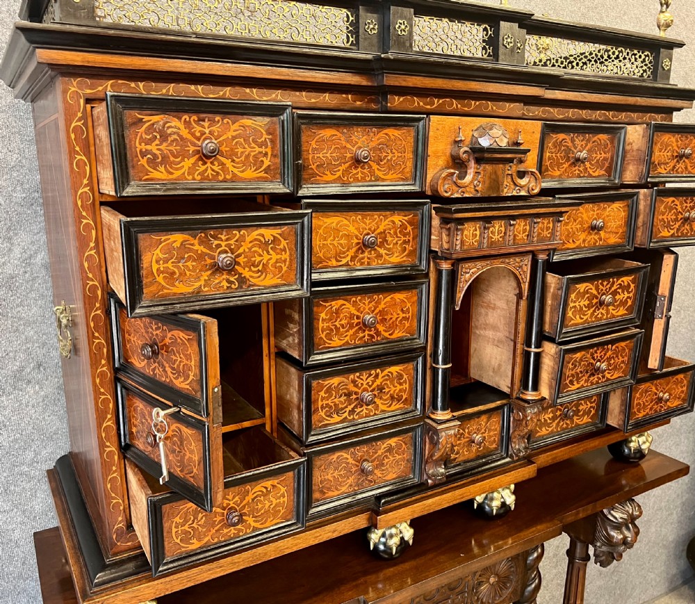 Antique Large Spanish Vargueno Cabinet View II