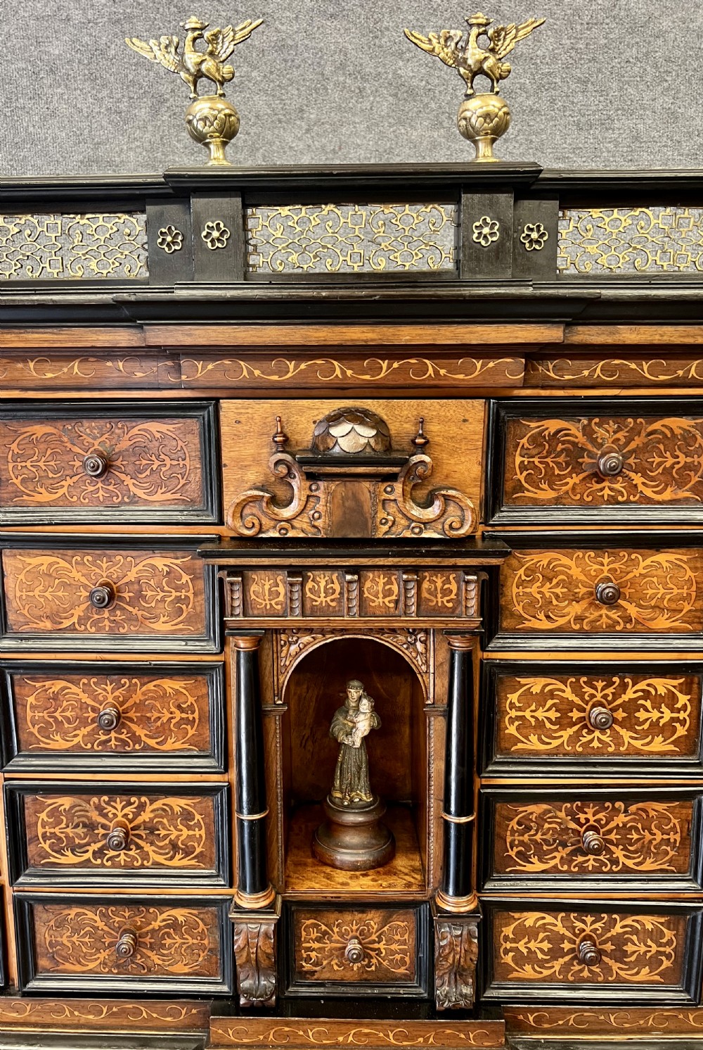Antique Large Spanish Vargueno Cabinet View III