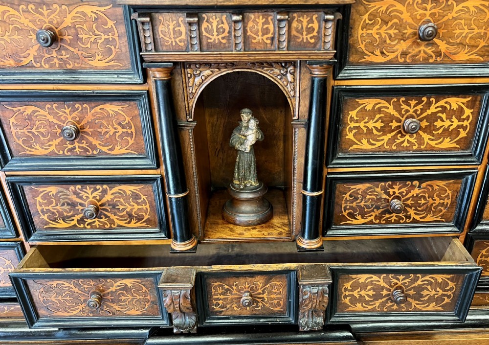 Antique Large Spanish Vargueno Cabinet View IX