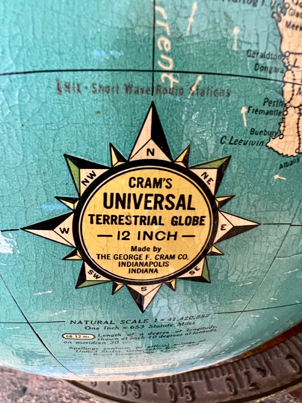Floor Standing Globe on Stand View V
