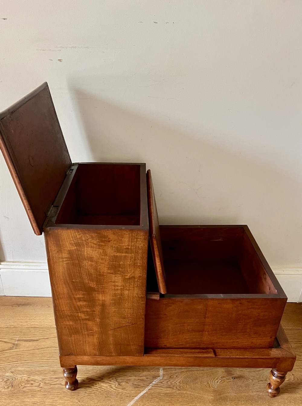 !9th.Century Mahogany Library Steps View VI