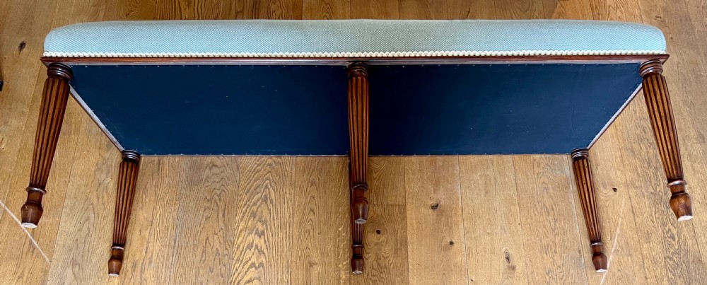 Very Large 5 Foot Mahogany Window Seat View III