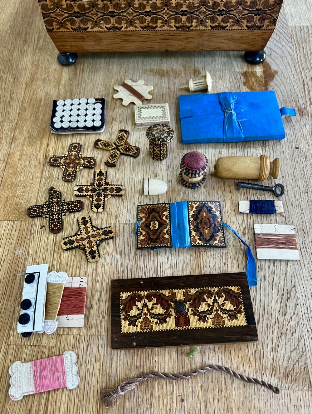 Tunbridge Ware Sewing Box View II